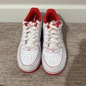 - Air force ones , only wore 1 time , no creases